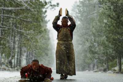 西藏冬天景象